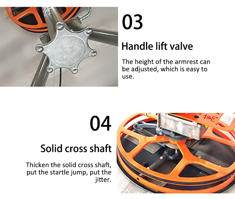 Dia 1000mm Walk Behind Power Trowel Machine