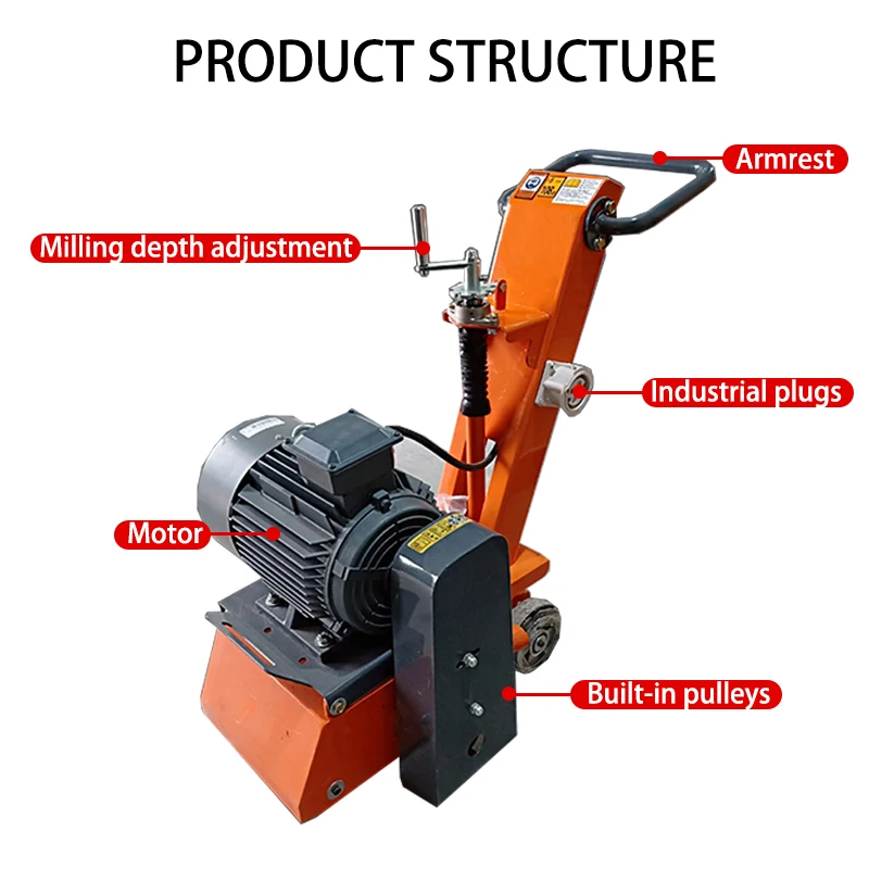 7.5KW Walking Milling Machine
