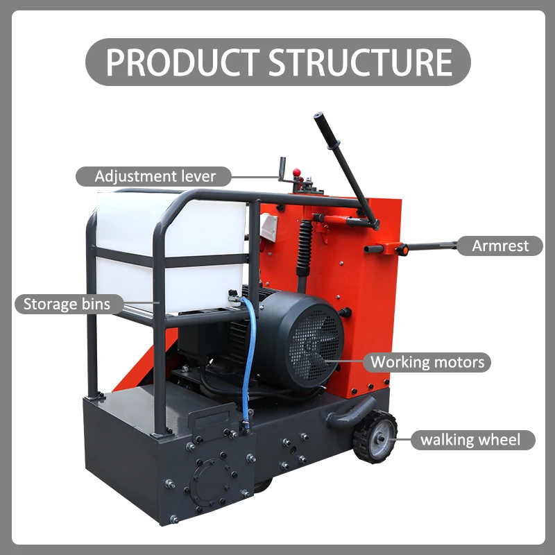 11KW Speed Adjustable Floor Milling Machine
